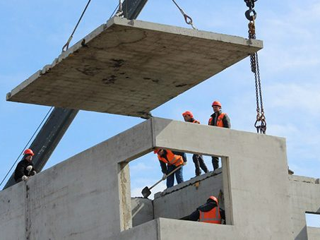 Монтаж железобетонных и бетонных конструкций
