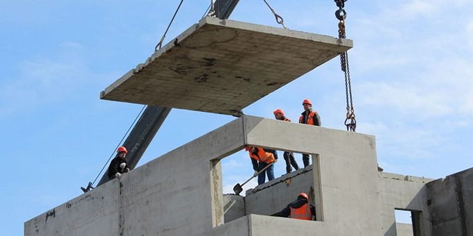 Монтаж железобетонных и бетонных конструкций
